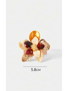 Noxbound Gelang dan Cincin Manset Terbuka dari Resin [Warna Aksesori Acak] - MultiWarna - View 9