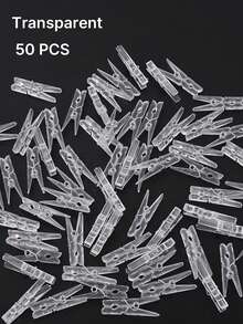 Plastic Clips, Photo Clips, Colorful Mini Photo Clips, Transparent Acrylic Clips, Wholesale For Christmas Decorative String Lights. - multicolor - View 11