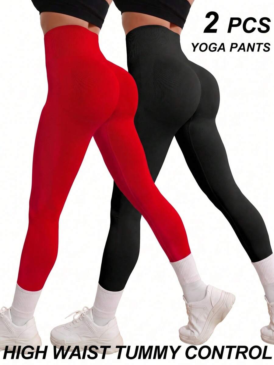 Velisys Velisys High Waisted Seamless Leggings For Women - Slim Tummy Control Butt Lifting Legging For Running Yog - Multicolor - View 1