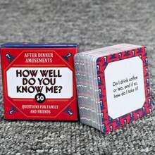 MINKOJA "How Well Do You Know Me?" Mini Trivia Card Game – 50 Fun Questions For Family & Friends, Engaging Social Party Game, Perfect Travel-Friendly Icebreaker Gift - Multicolor - View 6