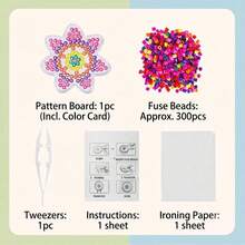 5mm Fuse Bead Art Studio Kit For Summer Creative Projects, Personalized Pixel Design Set For Desktop Decor, Vibrant Crafting Materials For Holiday Celebrations & Artistic Weekend Activities - multicolor - View 9