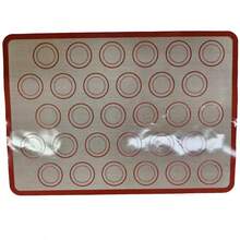 Silicone Baking Mat Set For Macarons Non-Stick Reusable Heat Resistant Cookie Baking Sheets, Multipurpose Silicone Baking Liners, Dishwasher Friendly, Perfect For Christmas, Thanksgiving, Valentine'S Day, Mother'S Day, Labor Day - Multicolor - View 8