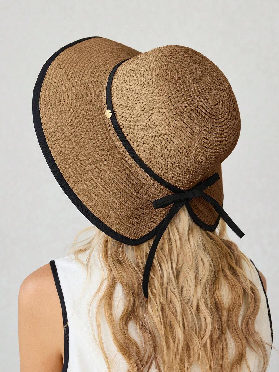 MOTF PREMIUM RETRO DOME STRAW HAT - Brown - View 2