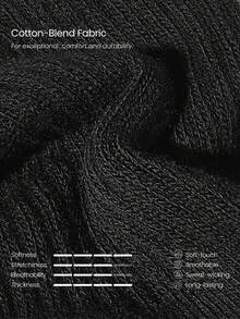 GLOWMODE 5雙軟透氣網眼刺繡Logo襪，適合運動、日常休閒穿著 - 白色+灰色+黑色 - 查看 4