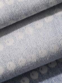 DAZY Celana Jeans Denim Wanita Model Longgar Gaya Korea Motif Mutiara Seluruh Permukaan, Cocok untuk Musim Panas, Sehari-hari, Sekolah, Warna Biru Muda, Lucu - Biru - View 6