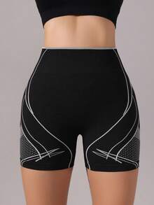 Velisys Velisys Women's Solid Color High Waist Casual Versatile Daily Wear Sports Shorts 2pcs/Pack - Multicolor - View 3