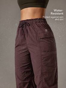 OutZeal Women Outdoor Pants Hiking Camping Water-Resistant Lightweight Outdoor Bottoms - Brown - View 3