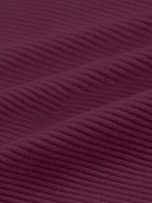 StreetHx 短袖修身運動連身褲 - Bold Plum - View 8