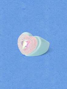 Popjeli 1 Cincin Resin Cinta Berwarna-warni, Perhiasan Musim Panas yang Lucu dan Menawan untuk Wanita dan Anak Perempuan, Cocok untuk Ditumpuk di Pantai dan Tepi Laut. - Berapa harganya? - View 23