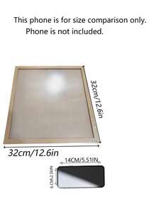3 Px/Set Of 30x30/25x25/20x 20cm Multi-Color Photo Frame, Exquisite Large Size Photo Frame, Suitable For Wall Decoration - Multicolor - View 8