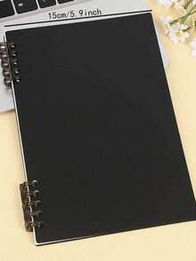 1pc Macaron B5 Loose-Leaf Notebook, Removable Coil, Comfortable To Use, High School Student A4 Stylish Notepad - Multicolor - View 12