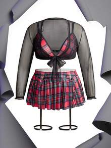 Fantasy Costume Fantasy Costume 大码性感内衣 3 件套 - 彩色 - 查看 3