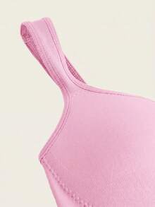 SHEIN Velisys 2件組女款素色休閒日常運動內衣 - 彩色 - 查看 6