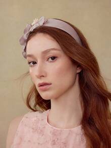 MOTF PREMIUM LILAC FLOWER HEADBAND - Mauve Purple - View 9