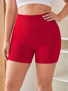 Velisys Velisys 3er Set Schwarz Marineblau Rot Große Größen Strick Nahtlos Hohe Taille Po-Heber Yoga Laufen Radfahren Fitness Outdoor Freizeitkleidung Neu - Verschiedenfarbig - Übersicht 5