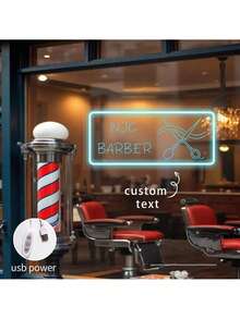 Custom Neon Light Wedding Decoration, USB Engraved Neon Light, Customized Neon Light For Back To School, Mother's Day, Personalized LED Neon Light Suitable For Wall, Commercial Bar, Home Store, Bedroom Decor - Retangular Shape-35*19cm - View 6