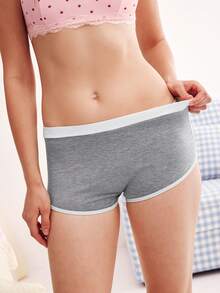 Eraneu Damen-Hauskleidung Hosen, Mädchen Lässig Shorts, Outdoor Sport Hosen, 1 Stück - Grau - Übersicht 1