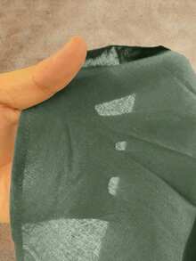 HIMLAND 男士素色單排扣口袋梭織短袖襯衫 - 薄荷綠 - 查看 4