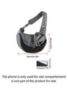 1 Breathable Mesh Travel Bag For Pet Dog Straps, Suitable For Dogs And Cats, Cat Straps, And Cat Bags - Black - View 4