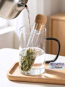 Creative Transparent Tea Strainer Heat-Resistant Glass Teaware Tea Infuser Filter Tea Maker Test Tube New Internet-Hit Tea Filter - Clear - View 2