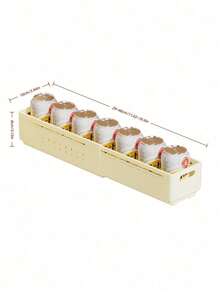 1PC Expandable Plastic Storage Drawer Adjustable Drawer Organizer Cabinet Storage Box Multifunctional Stackable Divider Container Kitchen Cabinet Organizer Pantry Utility Basket Utensil Holder Beverage Can Dispenser For Home Organization Must Have - Beige - View 12