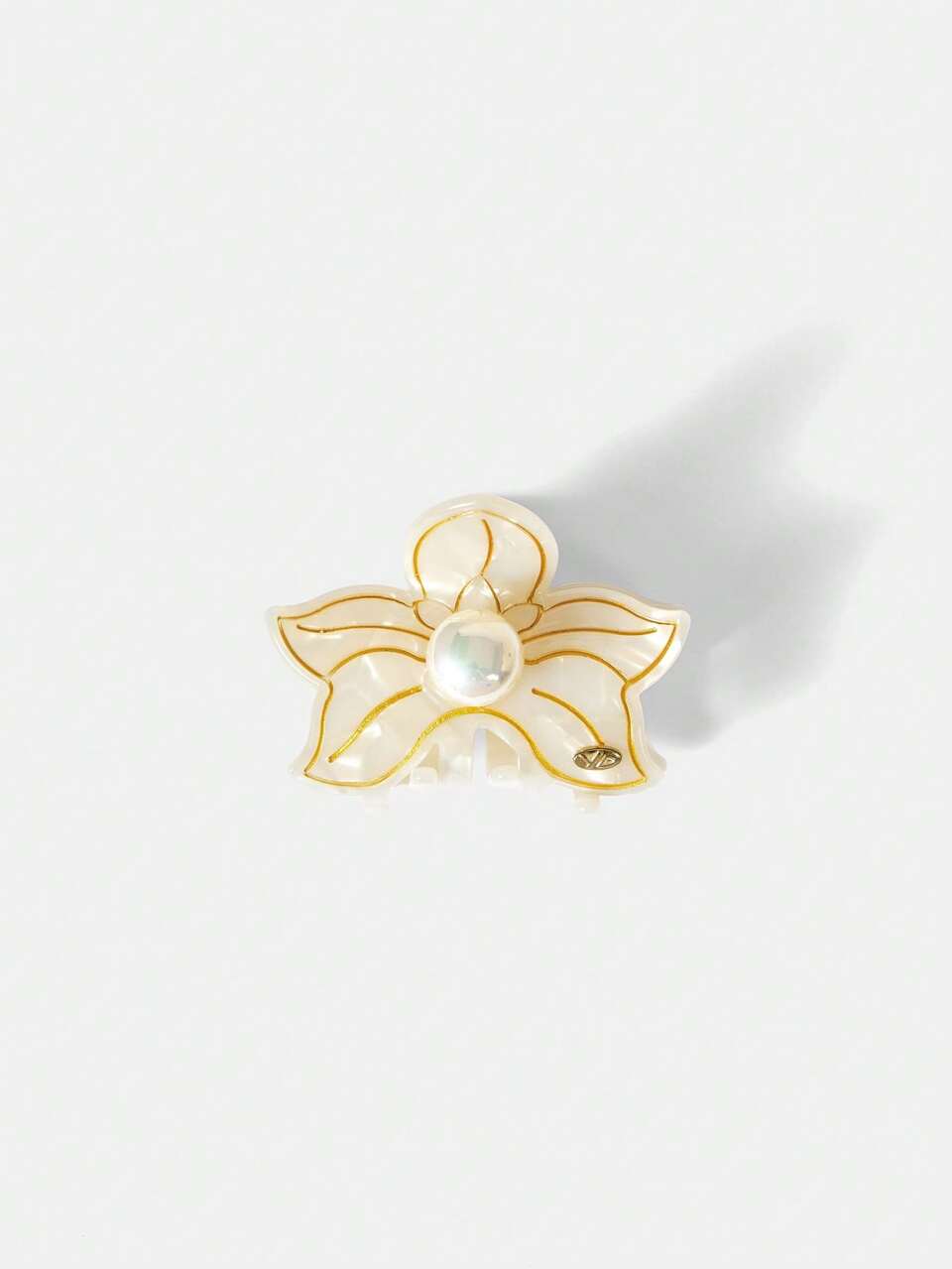 PEARL ACETATE HAIR GRAB CLIP