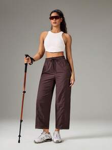 OutZeal Women Outdoor Pants Hiking Camping Water-Resistant Lightweight Outdoor Bottoms - Brown - View 7