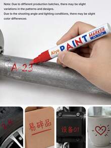 1PC Weather Resistant Multi-Color Optional Marker Pen, Can Write In Various Places, Durable ABS Material (Needs To Be Shaken More Before Use) - multicolor - View 2