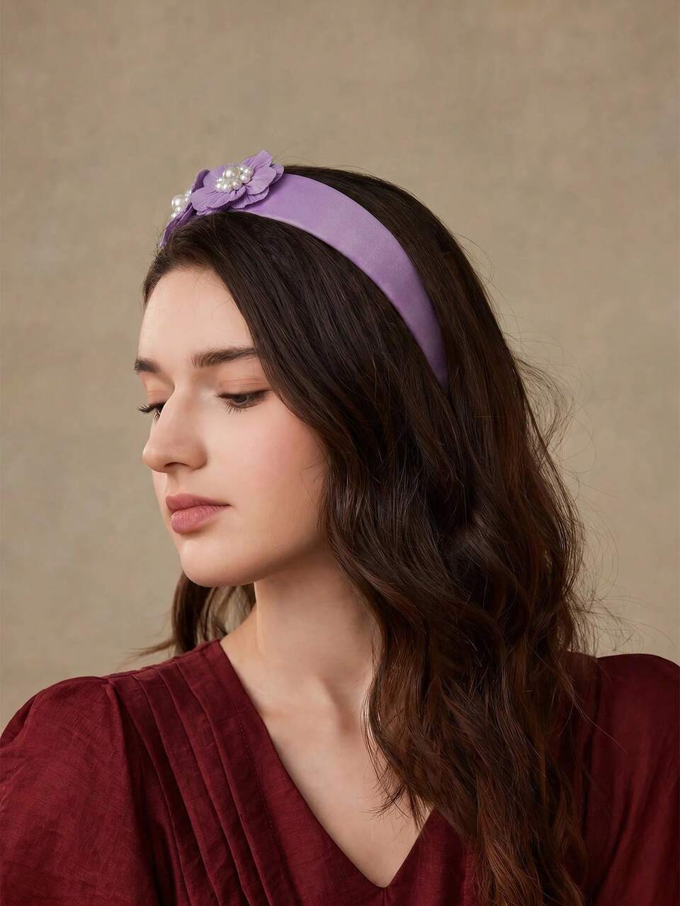 MOTF PURPLE FLOWER HEADBAND