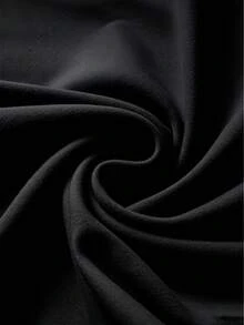 Balvessa Women's Solid Color Mesh Stand Collar Fitted Elegant Sleeveless Dress - Black - View 5