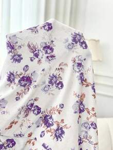 SHEIN 孕妇夏季休闲碎花撞色蕾丝吊带连衣裙 - 彩色 - 查看 7