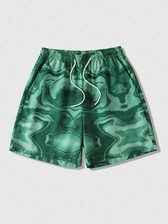Street Life Herren-Badeshorts mit Batik-Muster