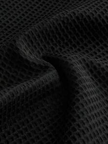 SWAVVY Pantalones rectos de unicolor versátiles y casuales para hombres - Negro - Ver 8