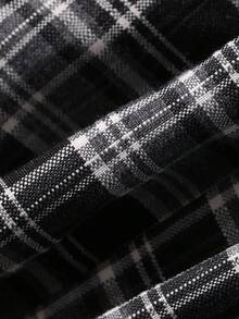FRIFUL Women's Summer New Plaid Spaghetti Strap Dress With Bowknot Chest And Strappy Tie Outerwear 2 Pieces Set Lounge Sets For Women - Black - View 8