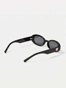MOTF PREMIUM Gafas de moda con montura completa de forma ovalada - Negro oscuro - Ver 6
