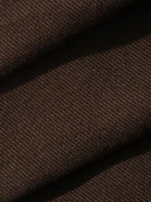 Dazy Plus Summer New Loose Casual Straight Leg Denim Jeans Brown Versatile Plus Size Women All Season Spring Autumn - Brown - View 3