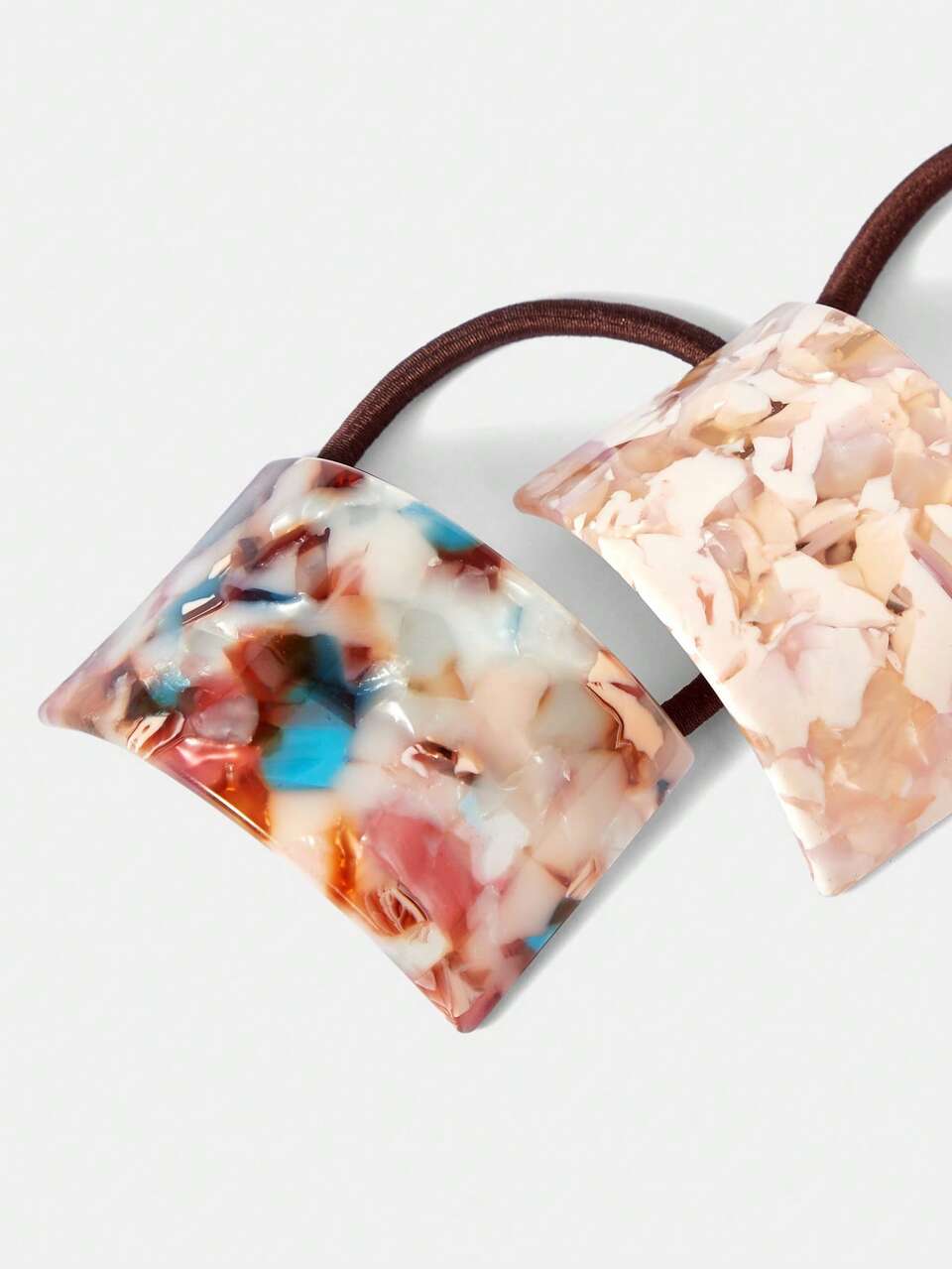 2 SQUARE ACETATE HEADBANDS