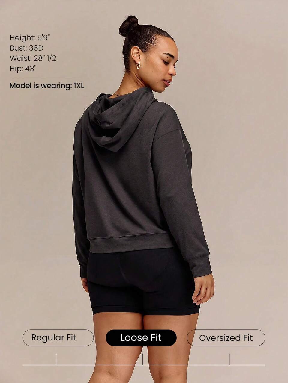 Cloudknit Cozy Up Ultra-Soft Double-Dye Loose Fit Pullover Hoodie Sweatshirt With Pockets Plus Size Daily Casual