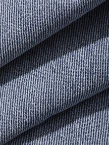 Dazy Plus Celana Jeans Panjang Kasual Longgar Motif Leopard dengan Saku Belakang, Ukuran Plus untuk Wanita, Atasan Lucu untuk Semua Musim - Medium Wash - View 8
