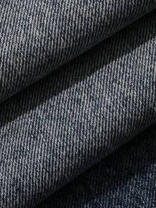 DAZY Celana Jeans Denim Wanita 2 In 1 Gaya Korea Serbaguna untuk Semua Musim, Tampil Awet Muda, Cocok untuk Musim Gugur - Biru - View 8