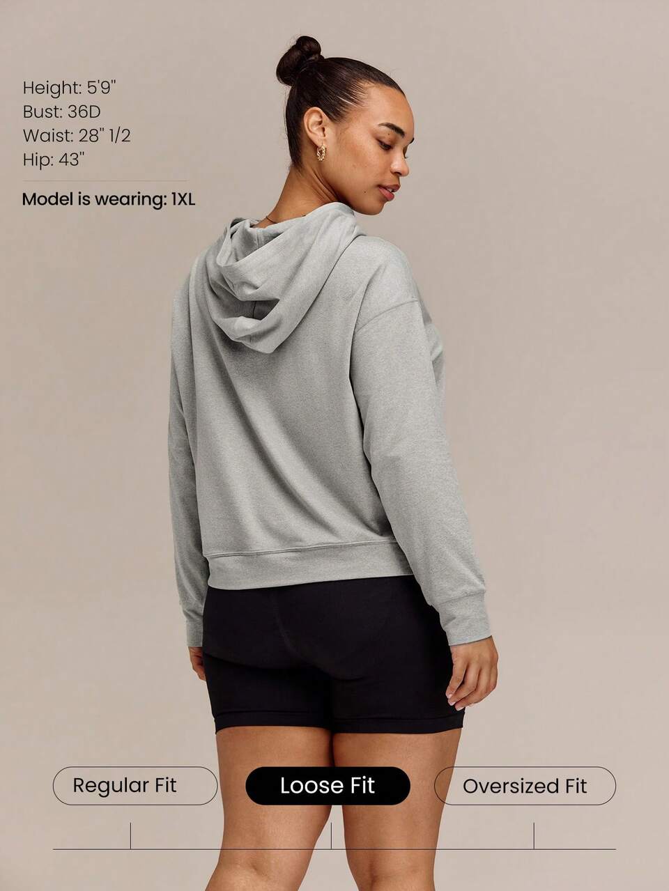 Cloudknit Cozy Up Ultra-Soft Double-Dye Loose Fit Pullover Hoodie Sweatshirt With Pockets Plus Size Daily Casual