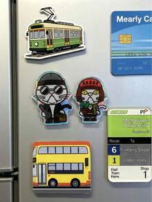 POKOJA LAND Mathilda & Leon Cat Fridge Magnets, Set Of 2, Cinema Refrigerator Magnet, Strong Magnetic Acrylic Meme Decor, Cat Lover Gift, Catscar Movie Series,PokojaLand&Luluni - 2 packs - View 6