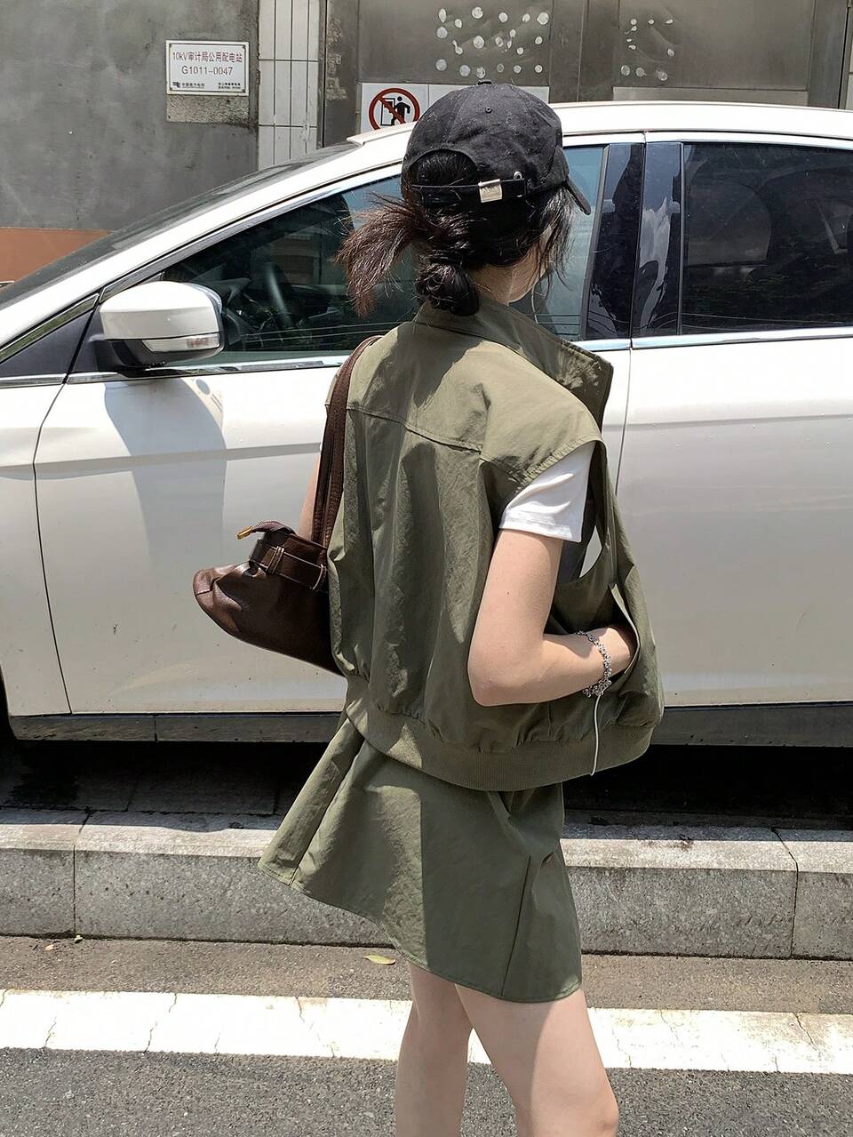 Women's Sleeveless Vest & Skirt Solid Color Korean Style 2 Pieces Set Summer Lounge Sets For Women