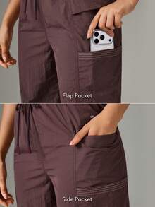 OutZeal Women Outdoor Pants Hiking Camping Water-Resistant Lightweight Outdoor Bottoms - Brown - View 4