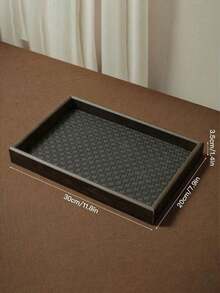 Cirelle Texture Decorative Trays, Wooden Rectangular Jewelry Storage Boxes And Dressing Table Trays, Multi-Color Storage Boxes For Keys, Cosmetics, Candles And Table Decorations, Are Very Suitable For Use In Bathrooms, Wardrobes, Coffee Tables And Entrances. - Desktop storage tray - View 17