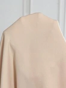 SHEIN CURVE+ 大尺碼時尚休閒寬鬆百搭日常杏色西裝外套，專業通勤款，2026 22W - 杏色 - 查看 9