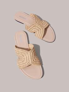 Styleloop Señoras, Uñas de Sauce, Hebillas, Zapatos Planos. - Albaricoque - Ver 2