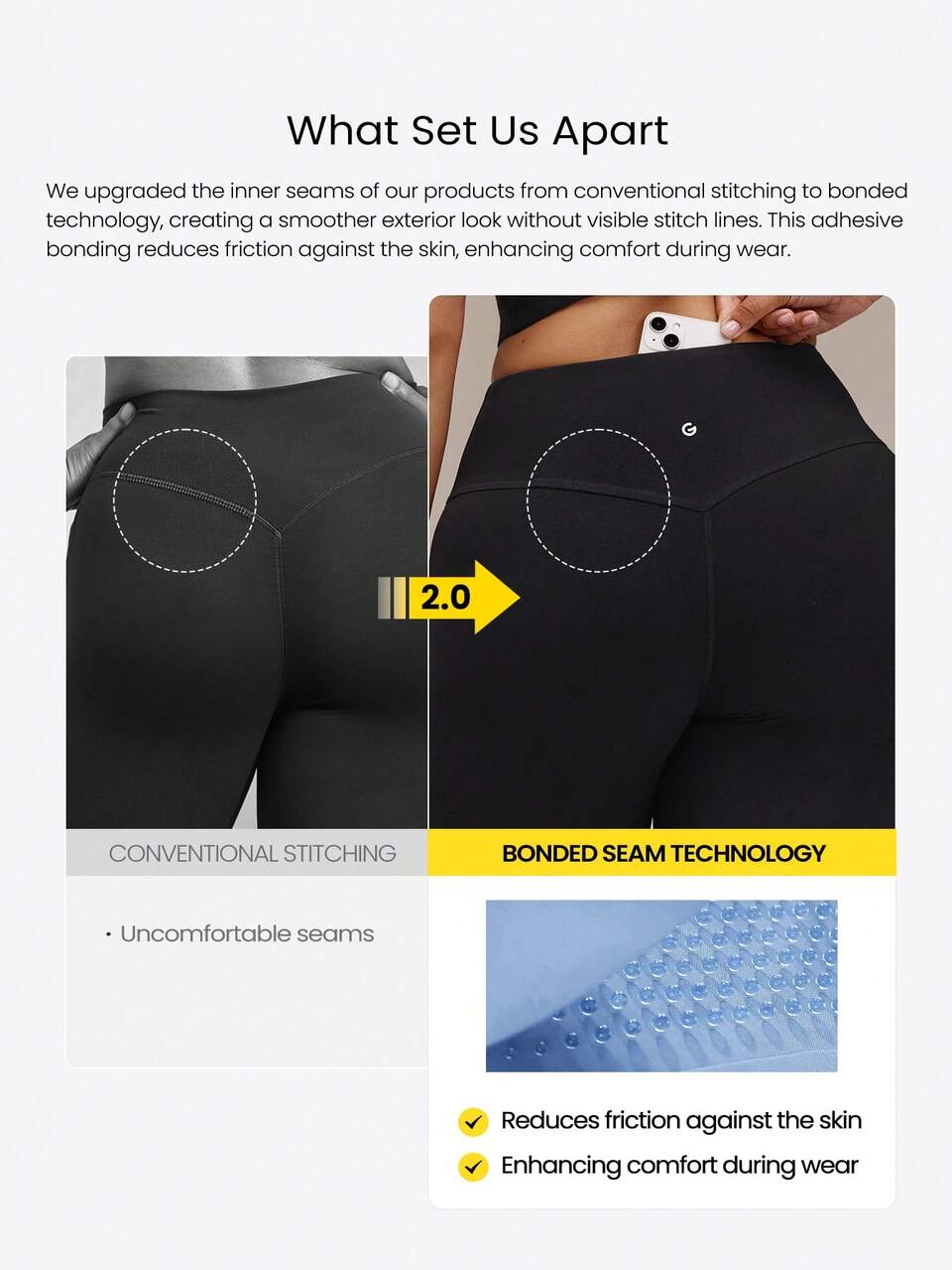 26" Plus Size FeatherFit™ Weekend Ready Seam-Free High-Waist Leggings With Drawstring Waist & Pocket Low Impact Yoga Pilates Studio Daily Active