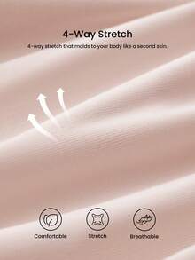 LUVLETTE Dream Curve Support+ Black Wireless Push Up T-Shirt Basic SizeFreedom Bra No Show Underwear Comfortable Must-Haves - Baby Pink - View 6