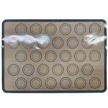 Silicone Baking Mat Set For Macarons Non-Stick Reusable Heat Resistant Cookie Baking Sheets, Multipurpose Silicone Baking Liners, Dishwasher Friendly, Perfect For Christmas, Thanksgiving, Valentine'S Day, Mother'S Day, Labor Day - Multicolor - View 9